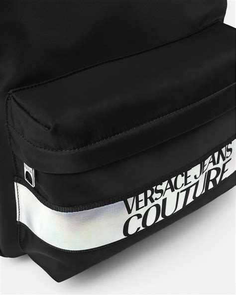 versace logo backpack|Versace backpack gift set.